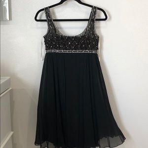 Black NWOT Marchesa Notte Cocktail Dress Size 0